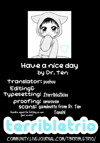Cover Have a Nice Day by Dr. Ten