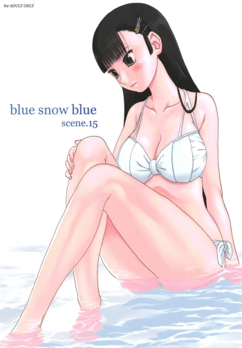 Cover blue snow blue scene.15