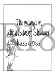 Cover Twi to Shimmer no Ero Manga | The Manga In Which Sunset Shimmer Takes A Piss