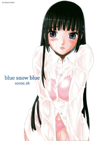 Cover blue snow blue scene.16